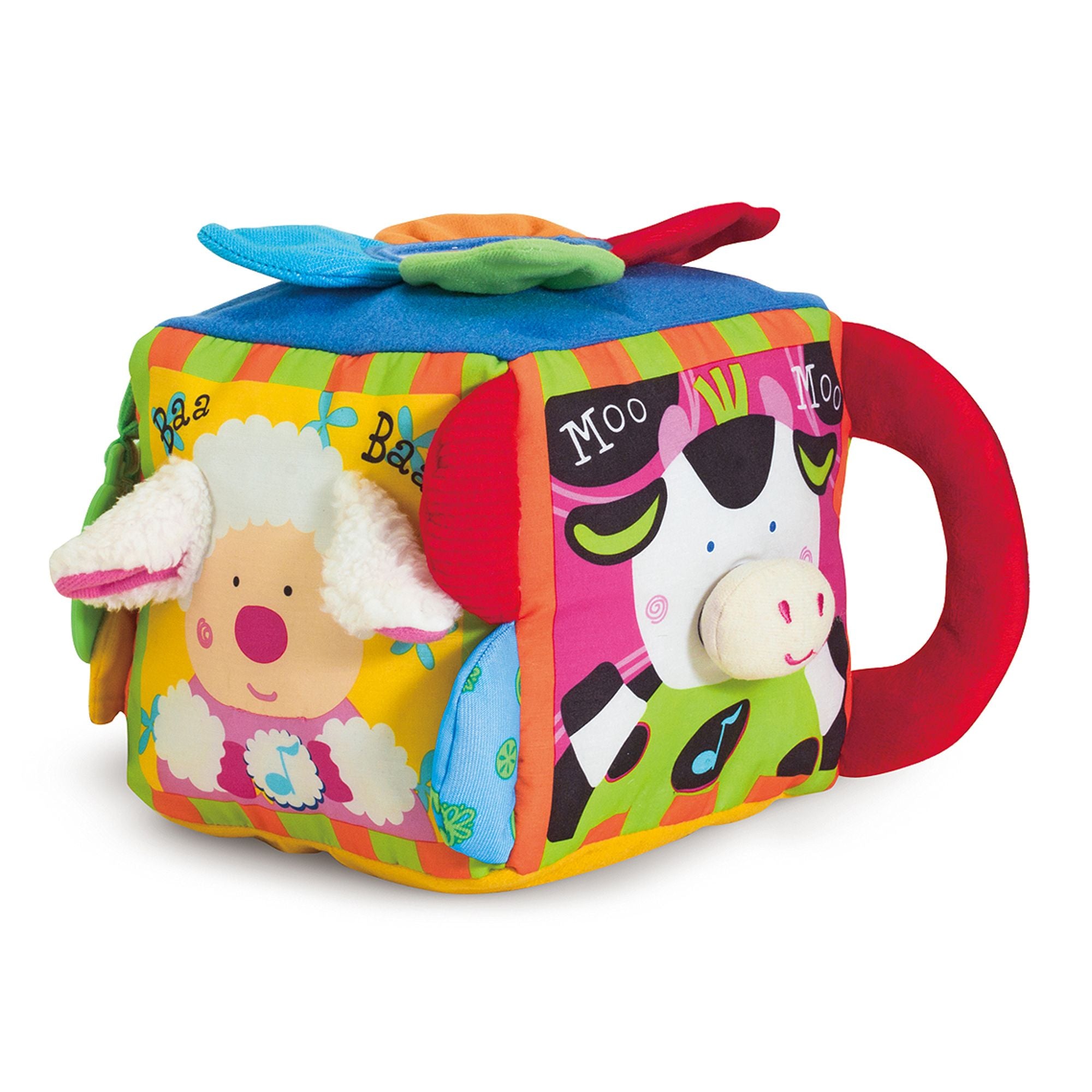 Melissa and Doug Musical Farmyard Cube Learning Toy