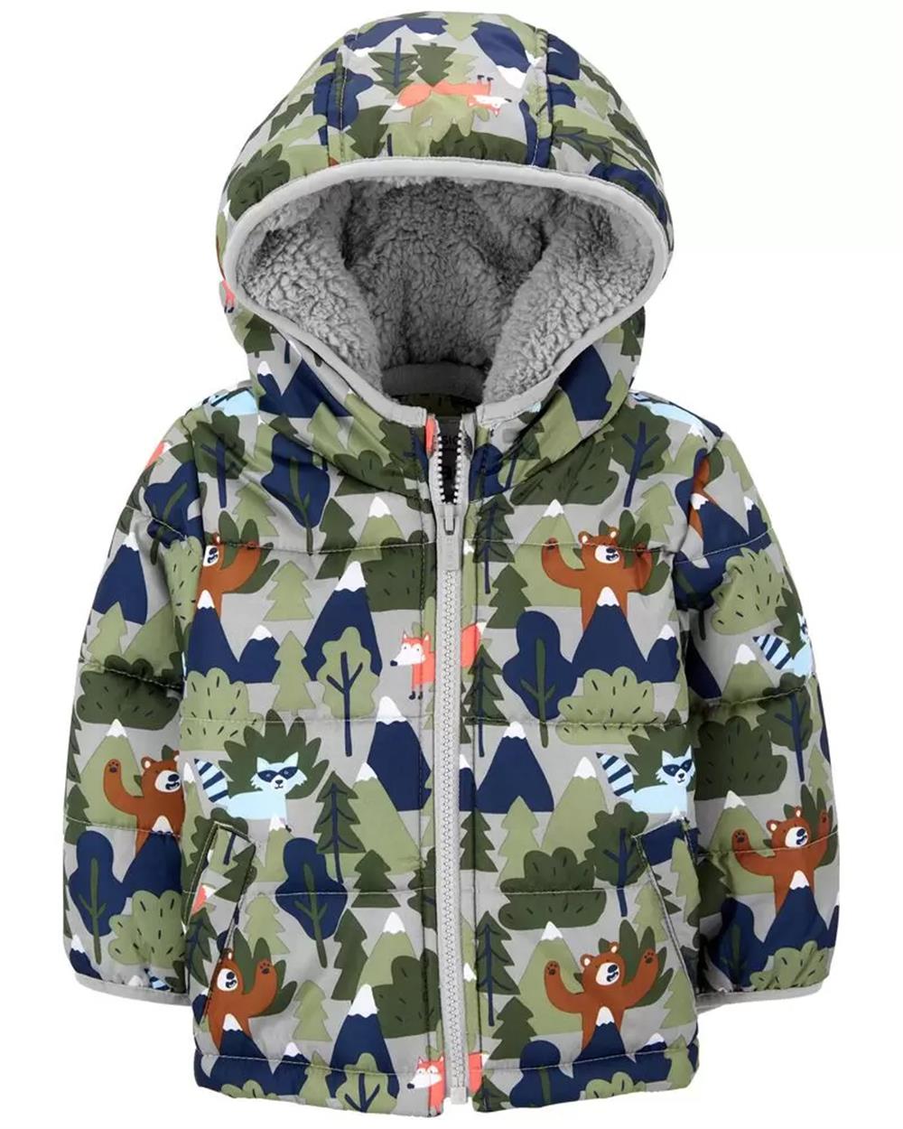 Carters Boys 4-7 Woodland Puffer Jacket