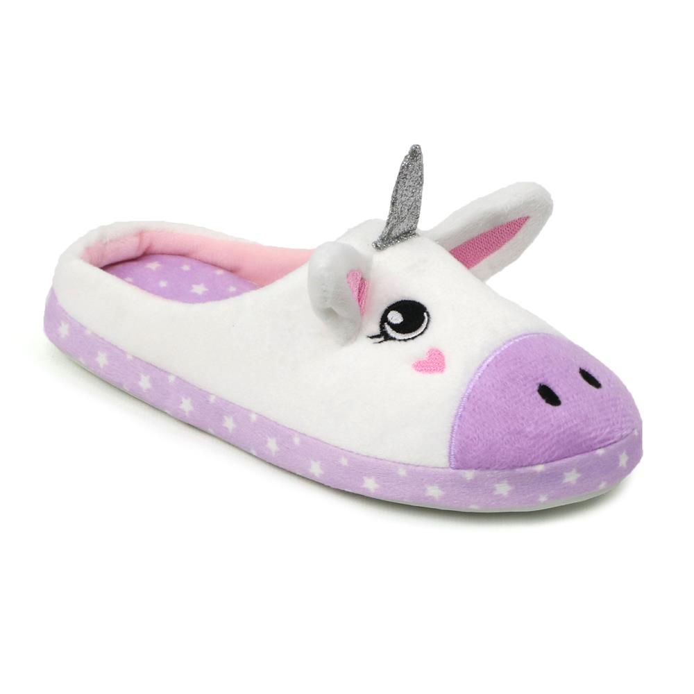 Delias Girl Plush Slip On Animal Slippers