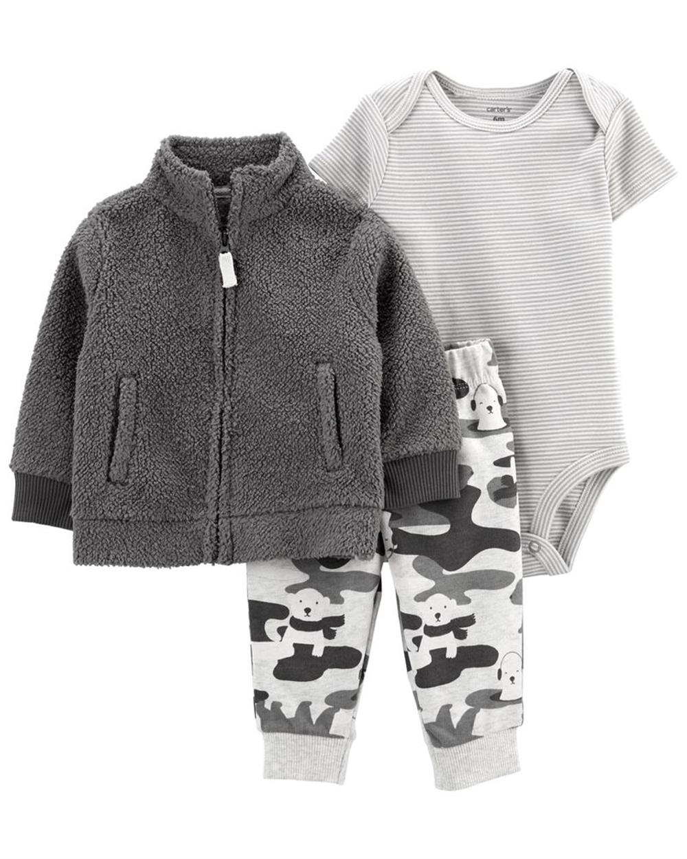 Carters 3-Piece Sherpa Jacket Set