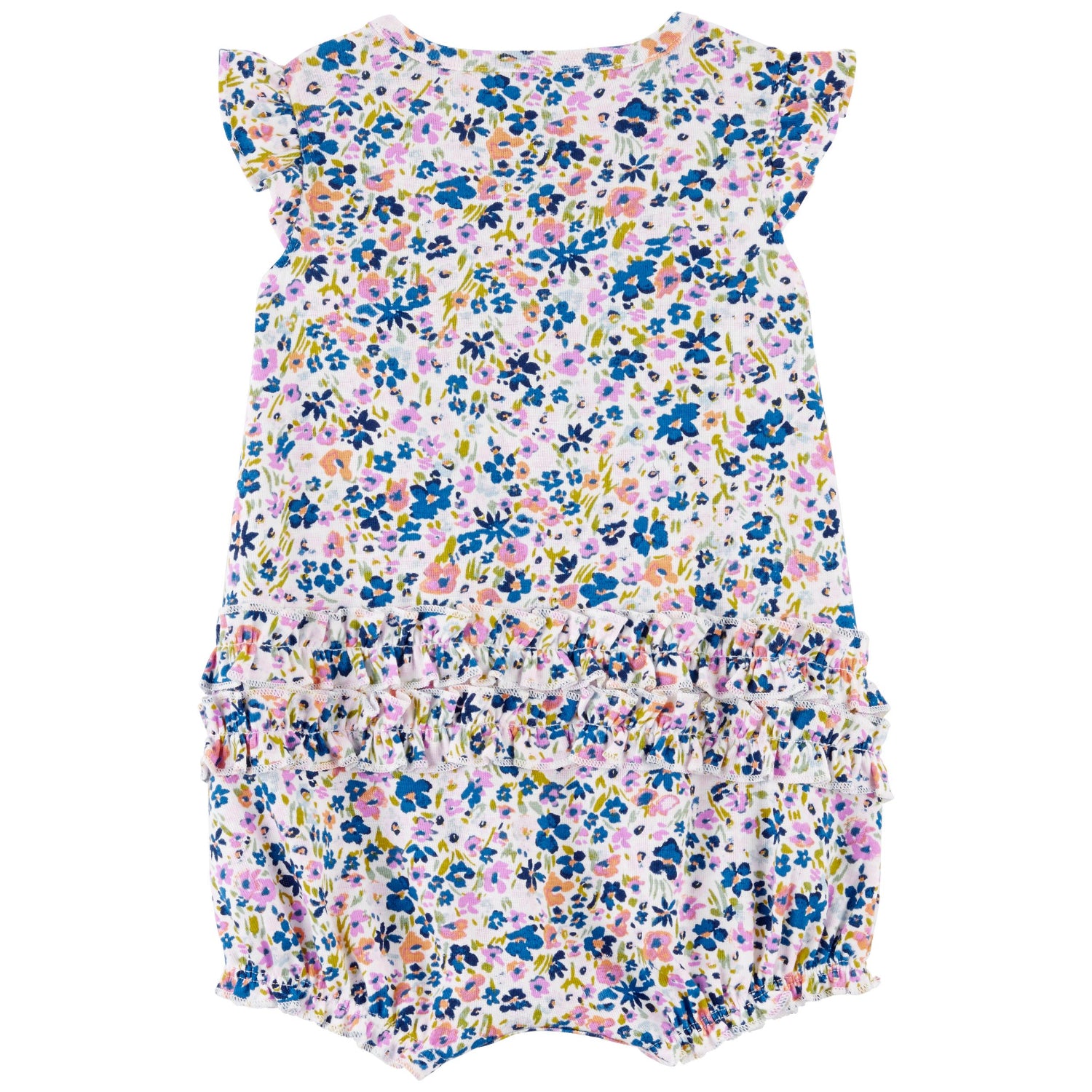 Carters Girls 0-9 Months 1-Piece Floral Romper