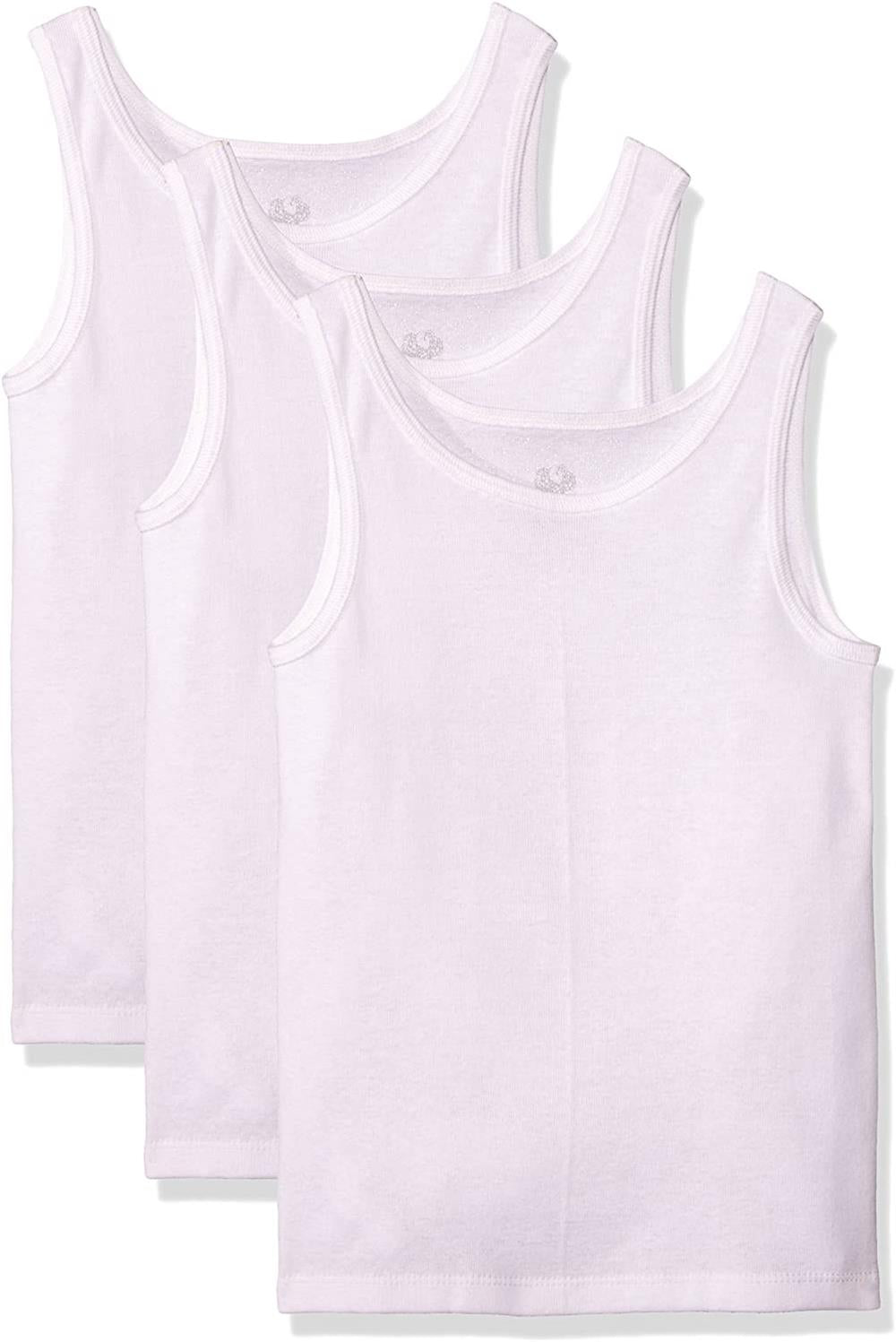 Fruit of the Loom Girls' 3 Pack Tank Top