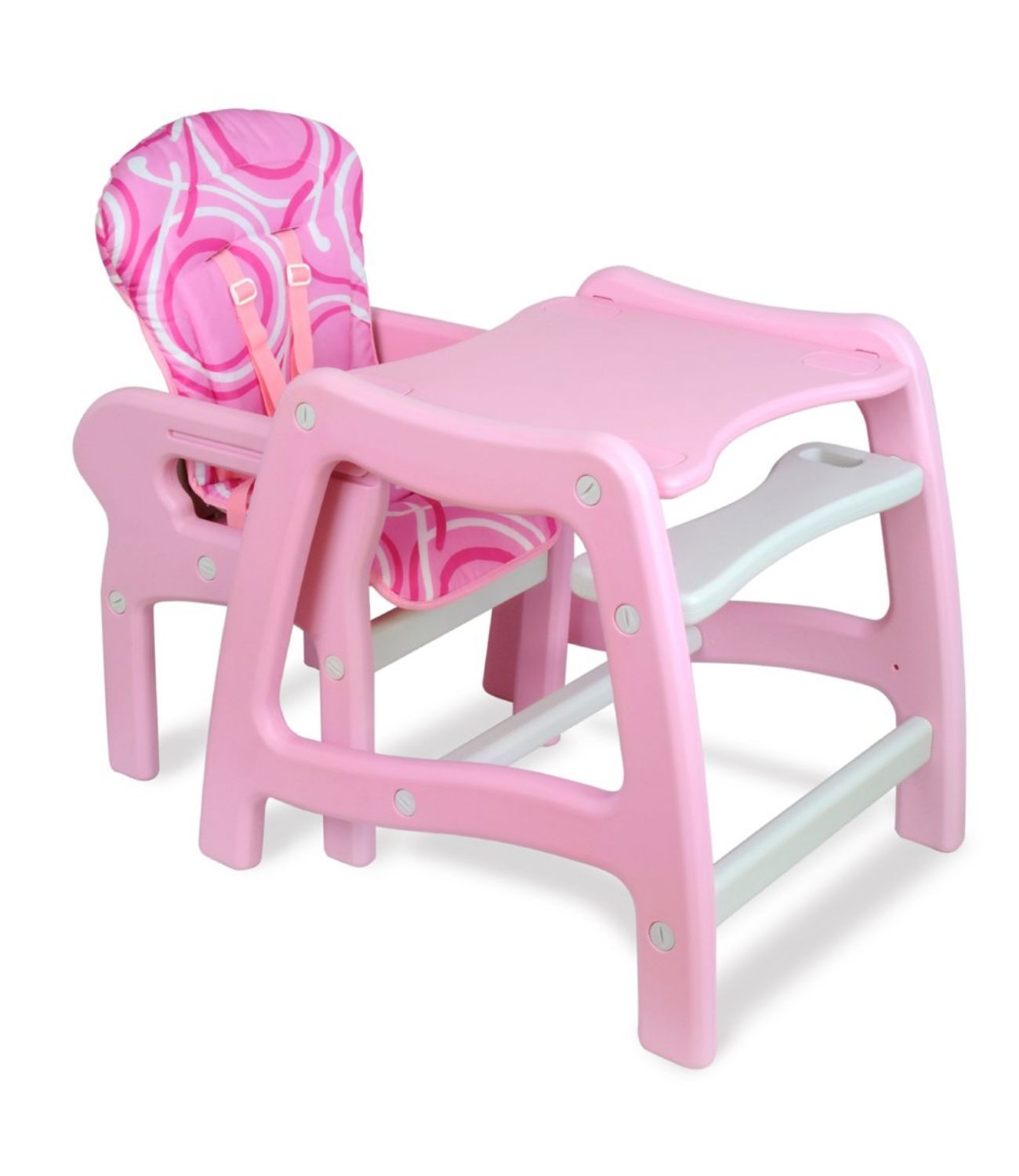 Badger Basket Baby High Chair with Toddler Playtable and Chair Conversion