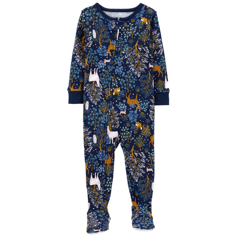 Carters 1-Piece 100% Snug Fit Cotton Footie PJs