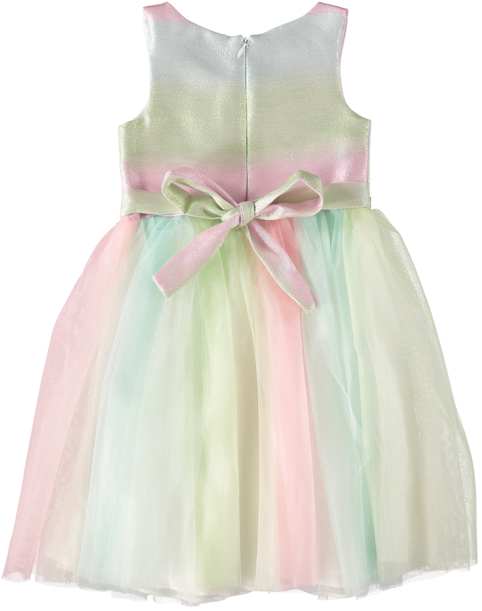 Bonnie Jean Girls 4-6X Rainbow Glitter Tulle Dress