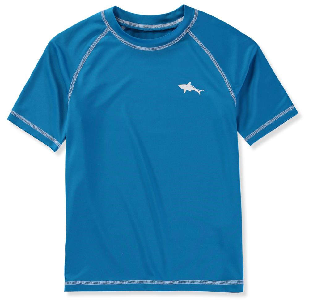 Big Chill Boys 2T-4T Shark Rash Guard Short Sleeve