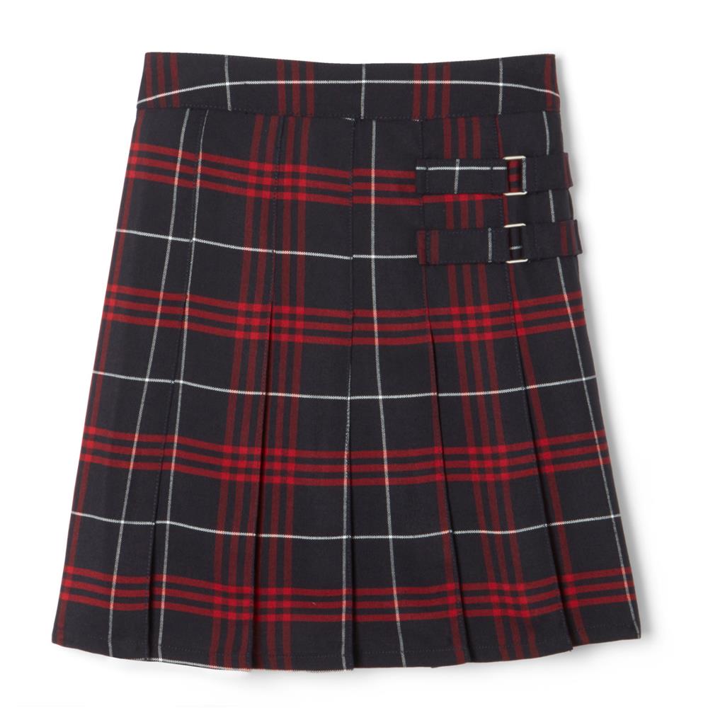 French Toast Girls 4-6X Plaid 2-Tab Scooter