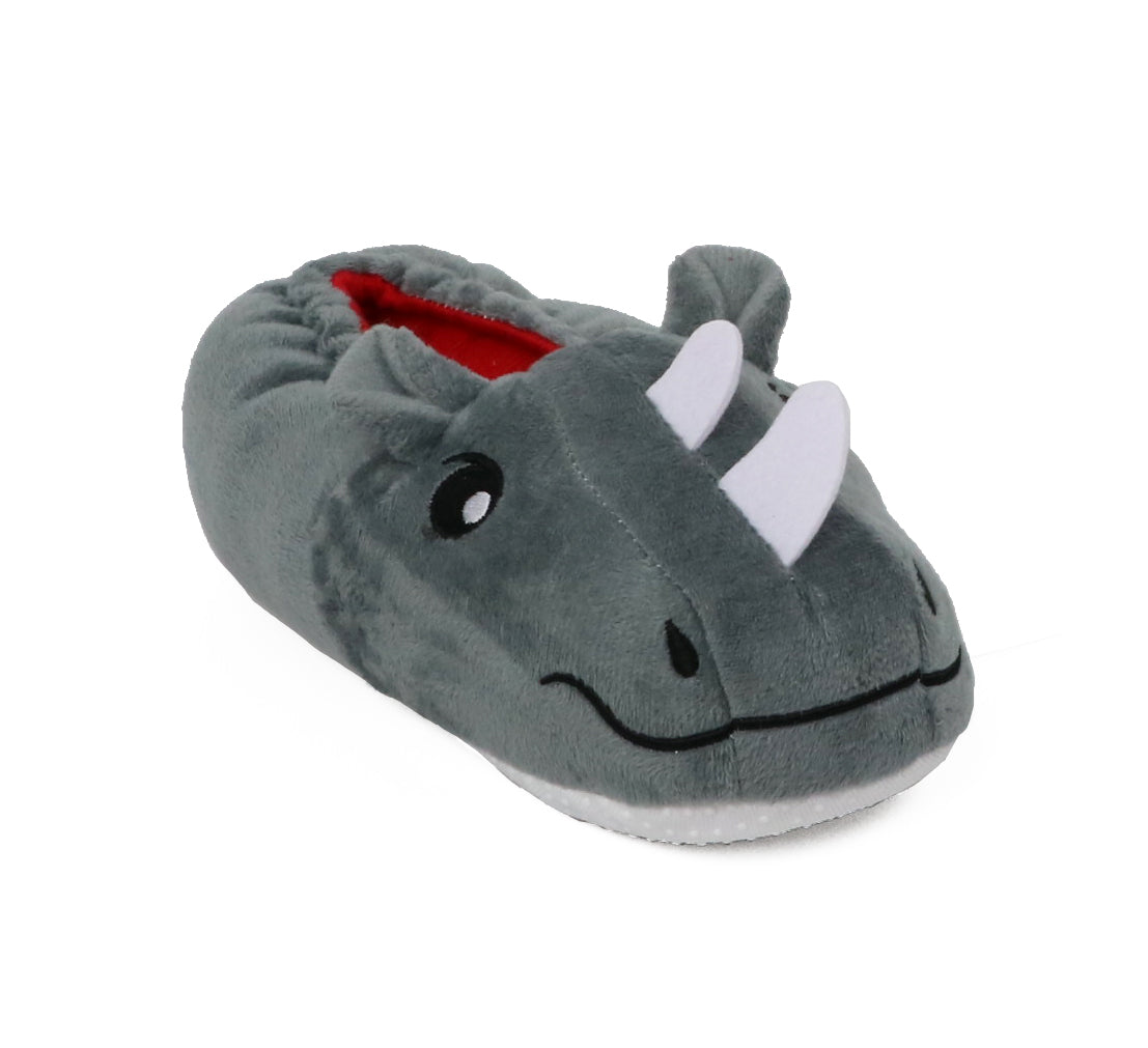 Zac & Evan Boys 4-7 Plush Animal Slipper