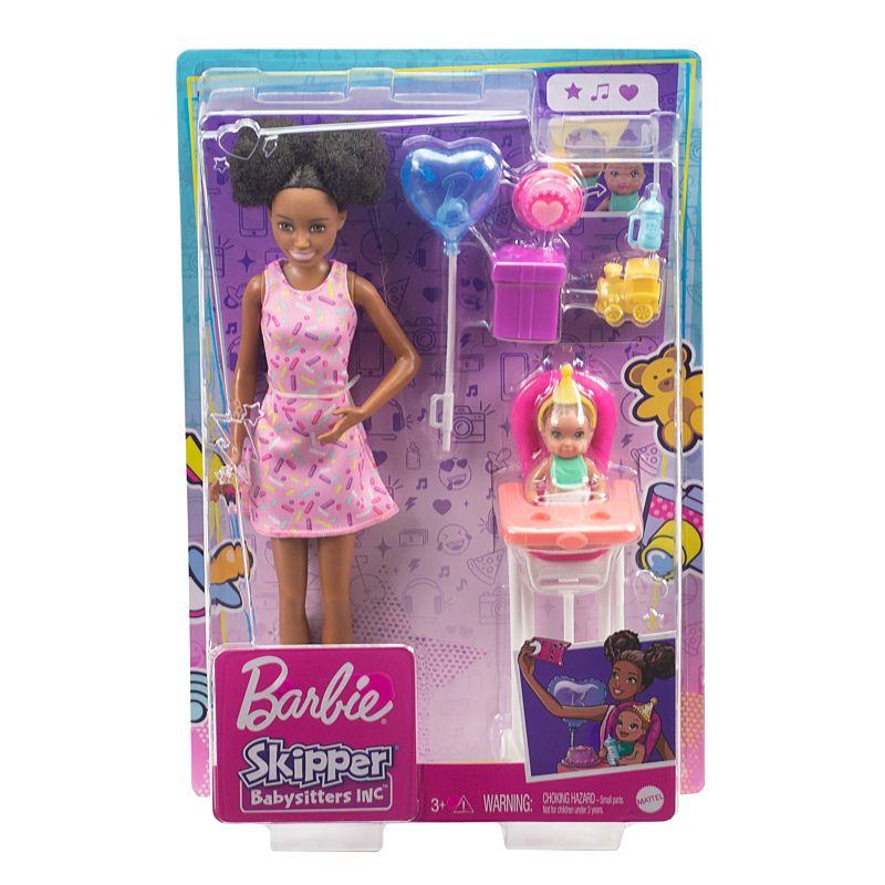 Mattel Barbie Skipper Babysitters Inc. Dolls & Playset with Babysitting Skipper Doll