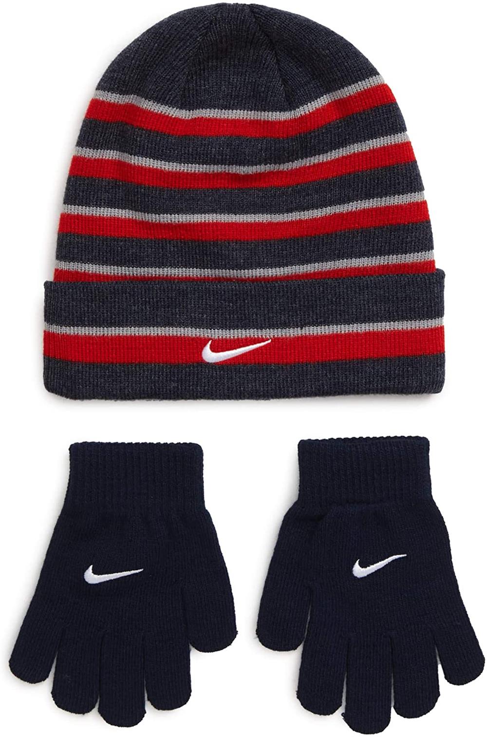 Nike 8-20 Futura Foldover Beanie Gloves Set