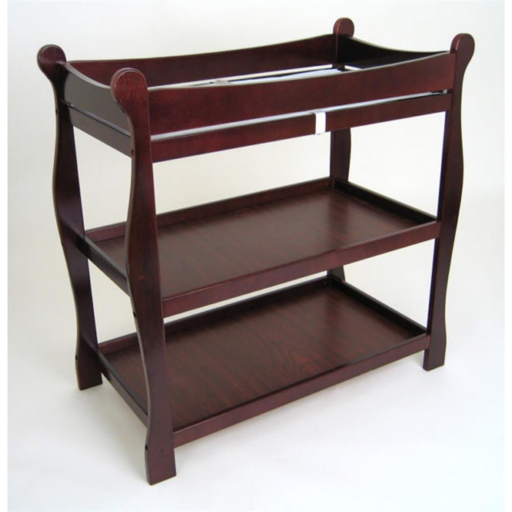 Badger Basket Sleigh Style Baby Changing Table – Cherry