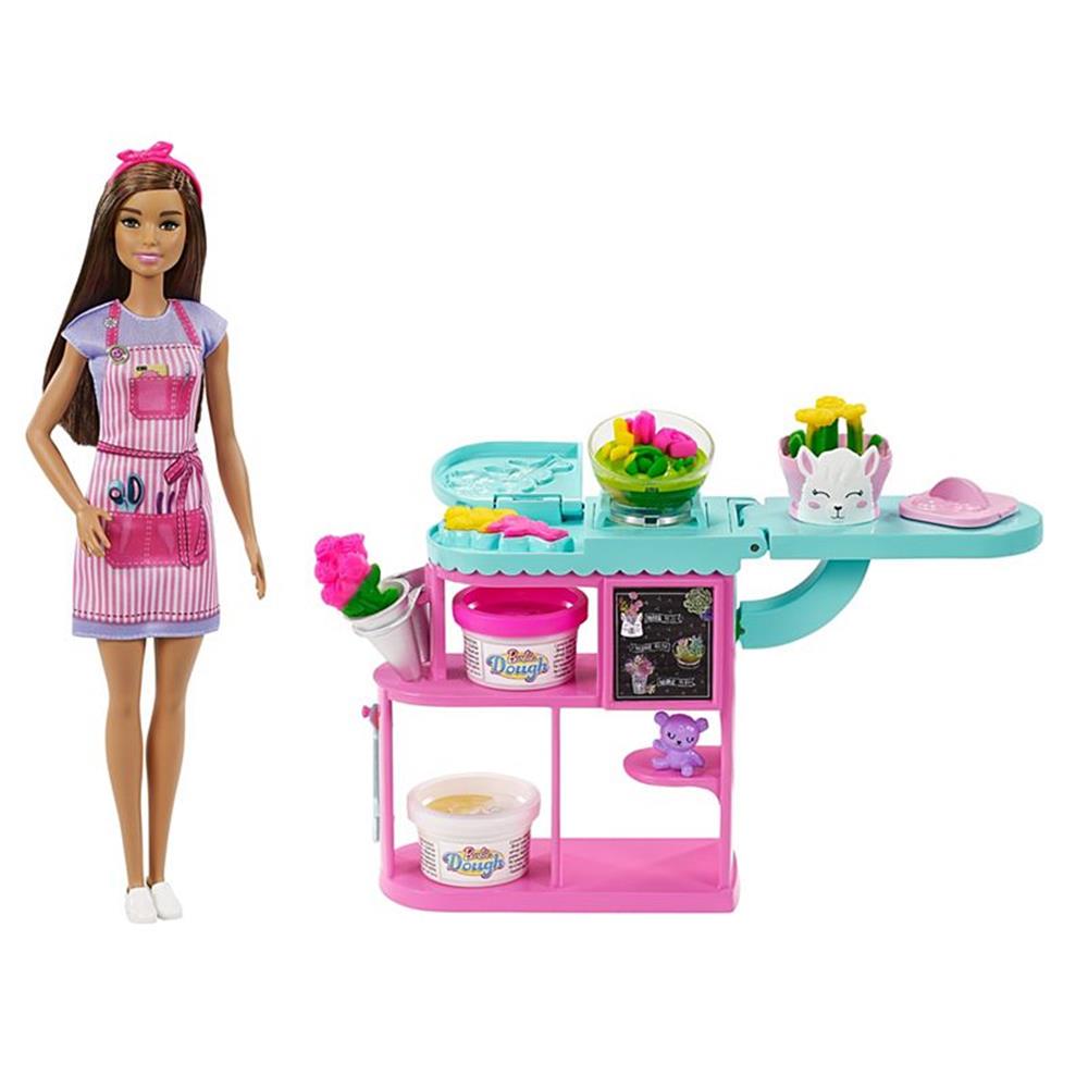 Mattel Barbie Florist Playset with Brunette Barbie doll