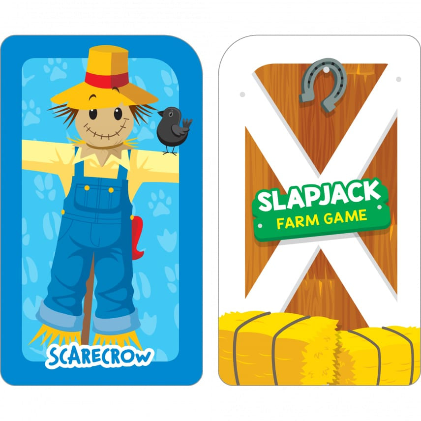 School Zone Slapjack Farm Card Game