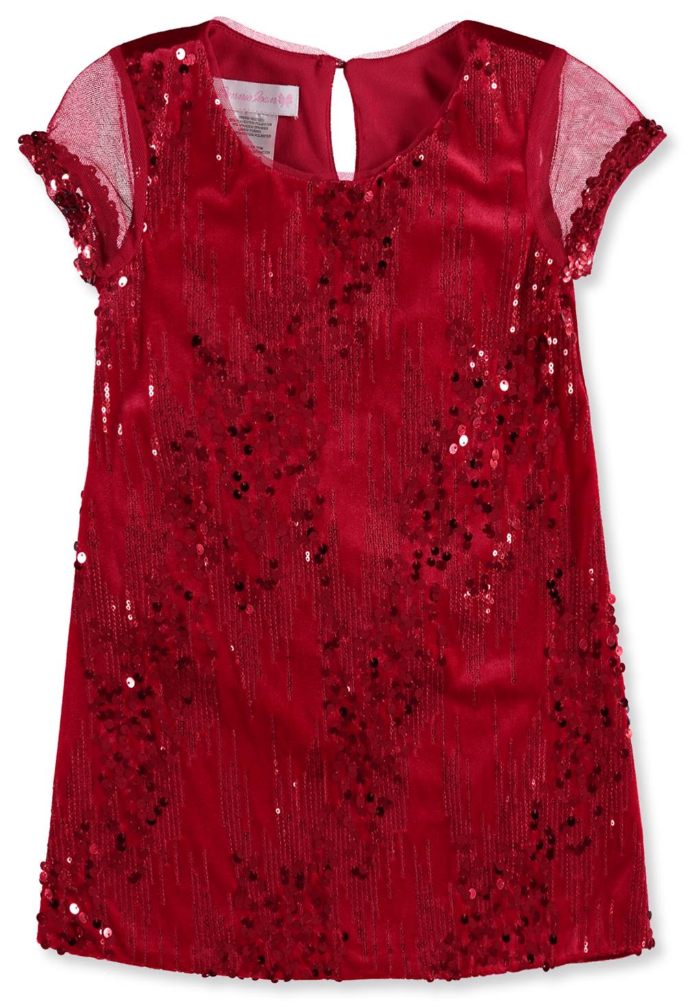 Bonnie Jean Girls 4-6X Sequin Shift Dress