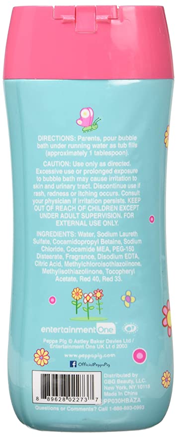 GBG Beauty Peppa Pig Bubble Gum Scented Bubble Bath