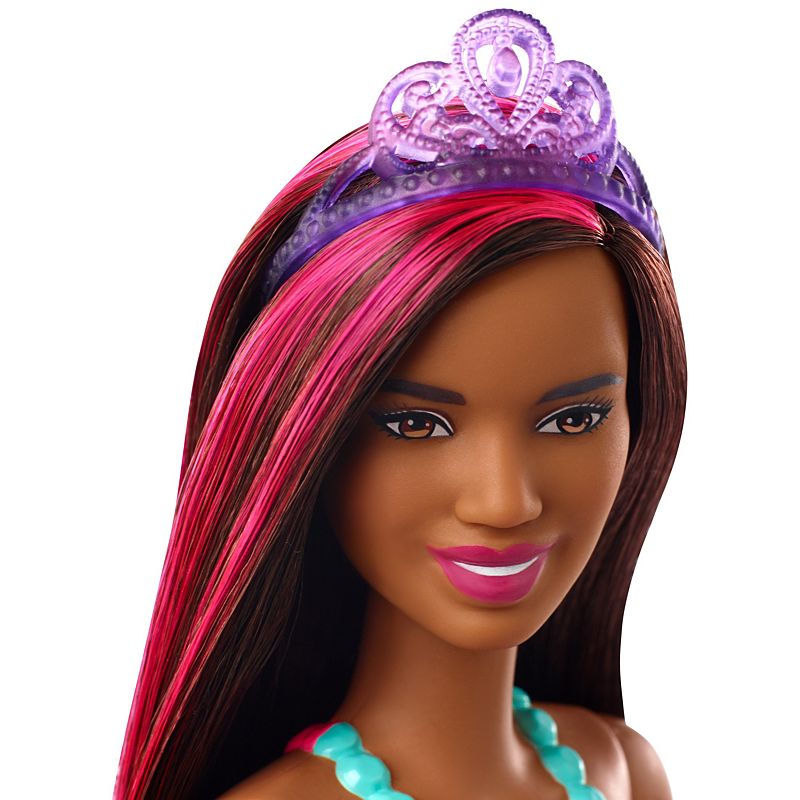 Mattel Barbie Dreamtopia Princess Doll, 12-inch, Brunette with Pink Hairstreak