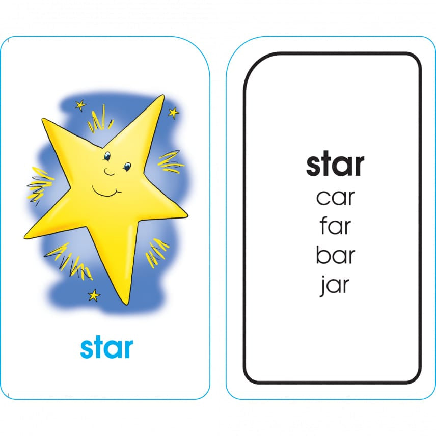 School Zone Word Families Flash Cards