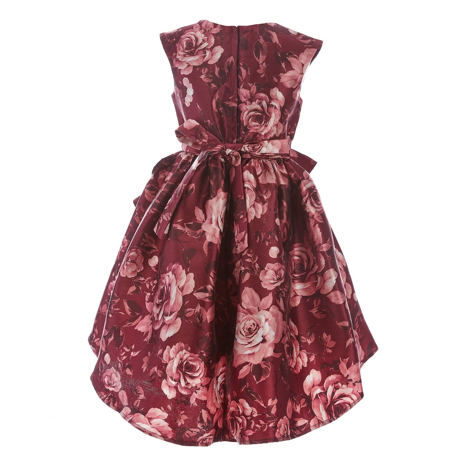 Bonnie Jean Girls 7-16 Floral Bow Mikado Dress