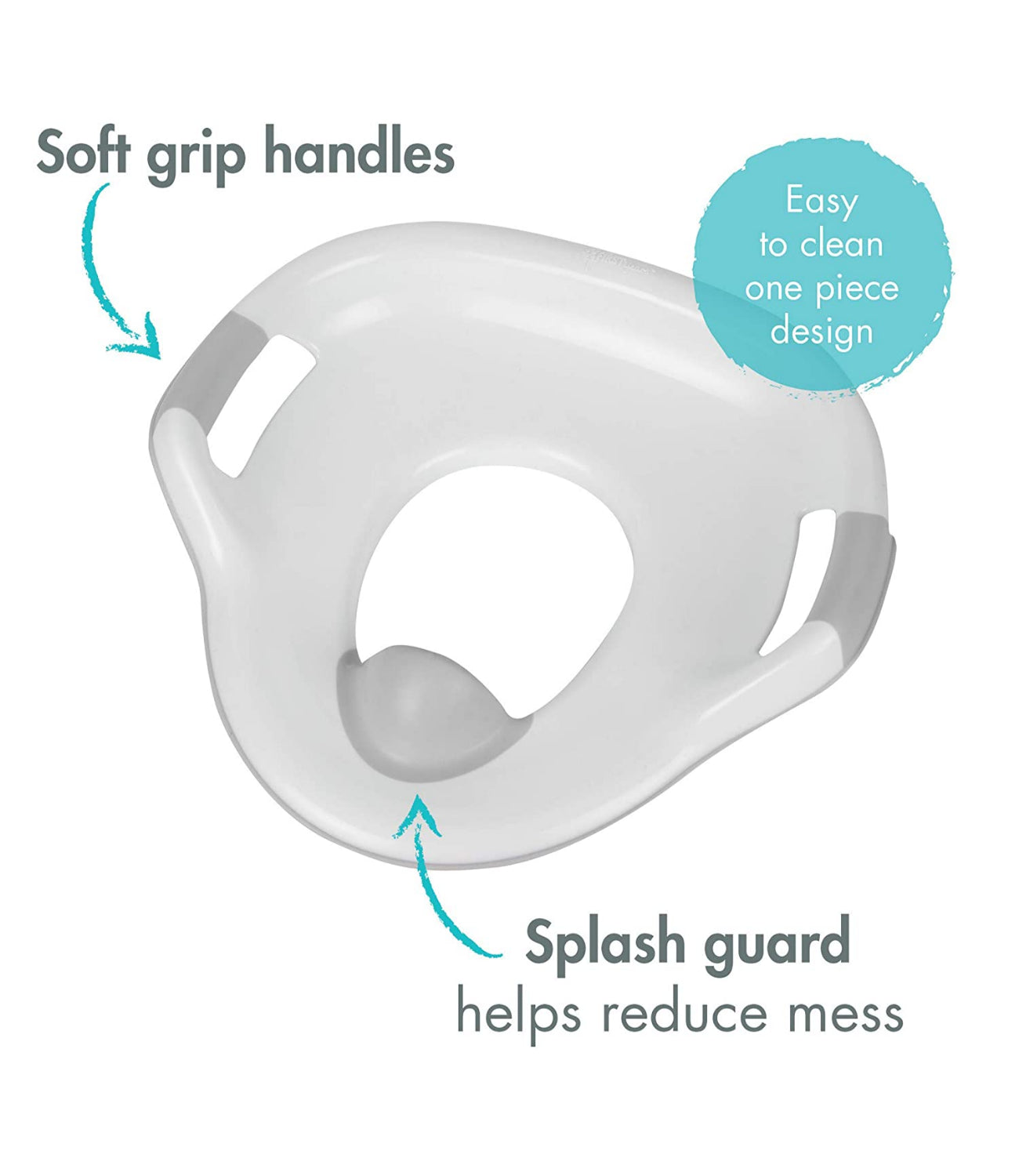 The First Years Soft Grip Trainer Seat, Gray