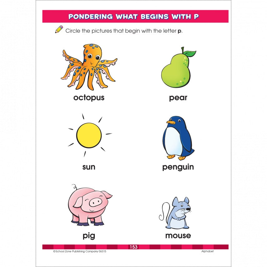 School Zone Big Preschool Workbook