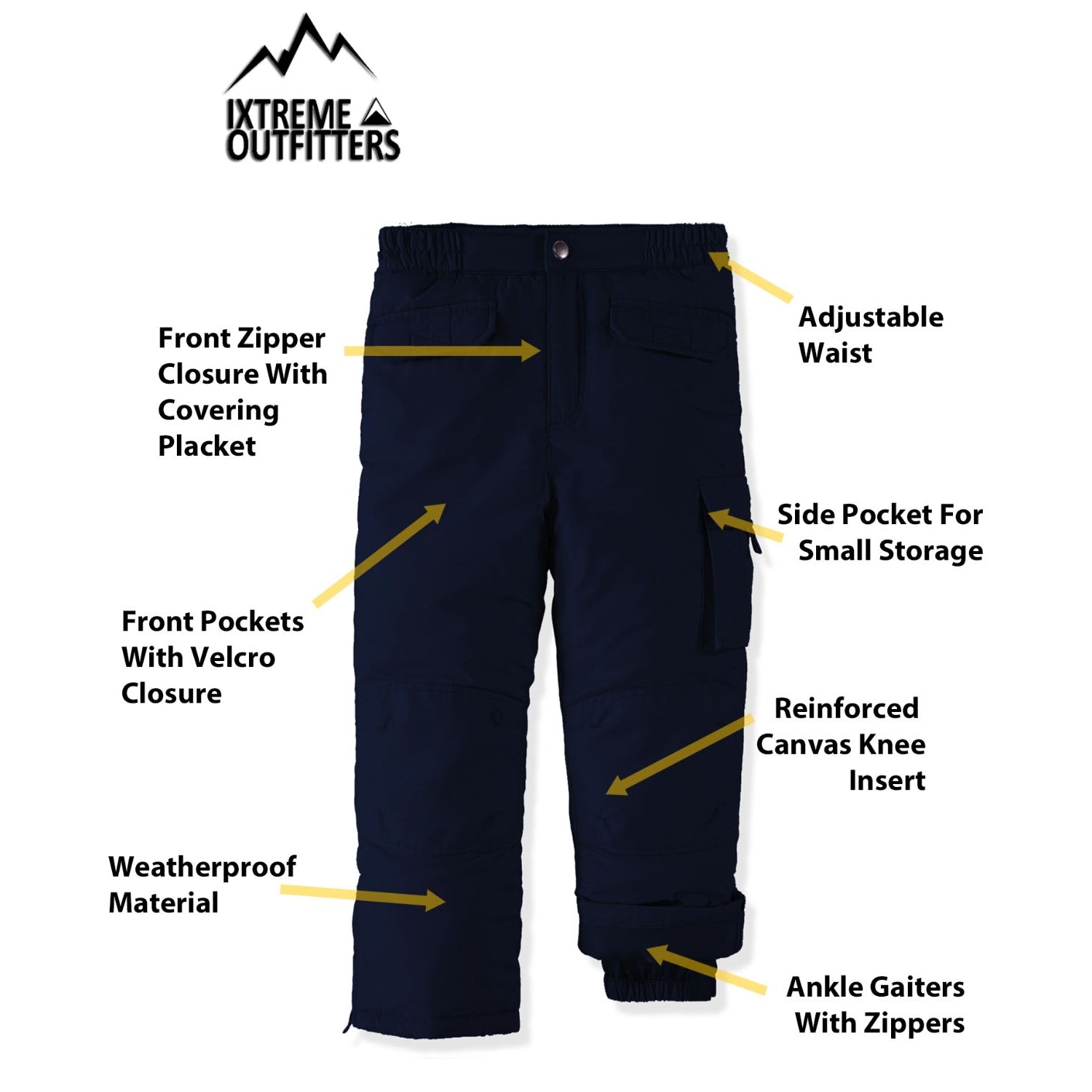 iXtreme Unisex 4-7 Snow Pant