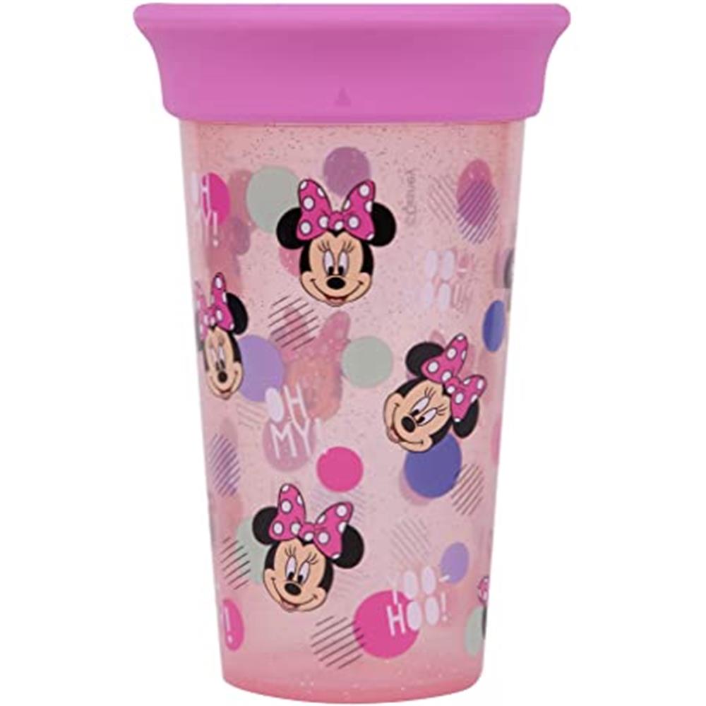 The First Years Disney Minnie Mouse Sip Around Spoutless Cup - 2 Cups in 1: Spoutless for 360 Degree