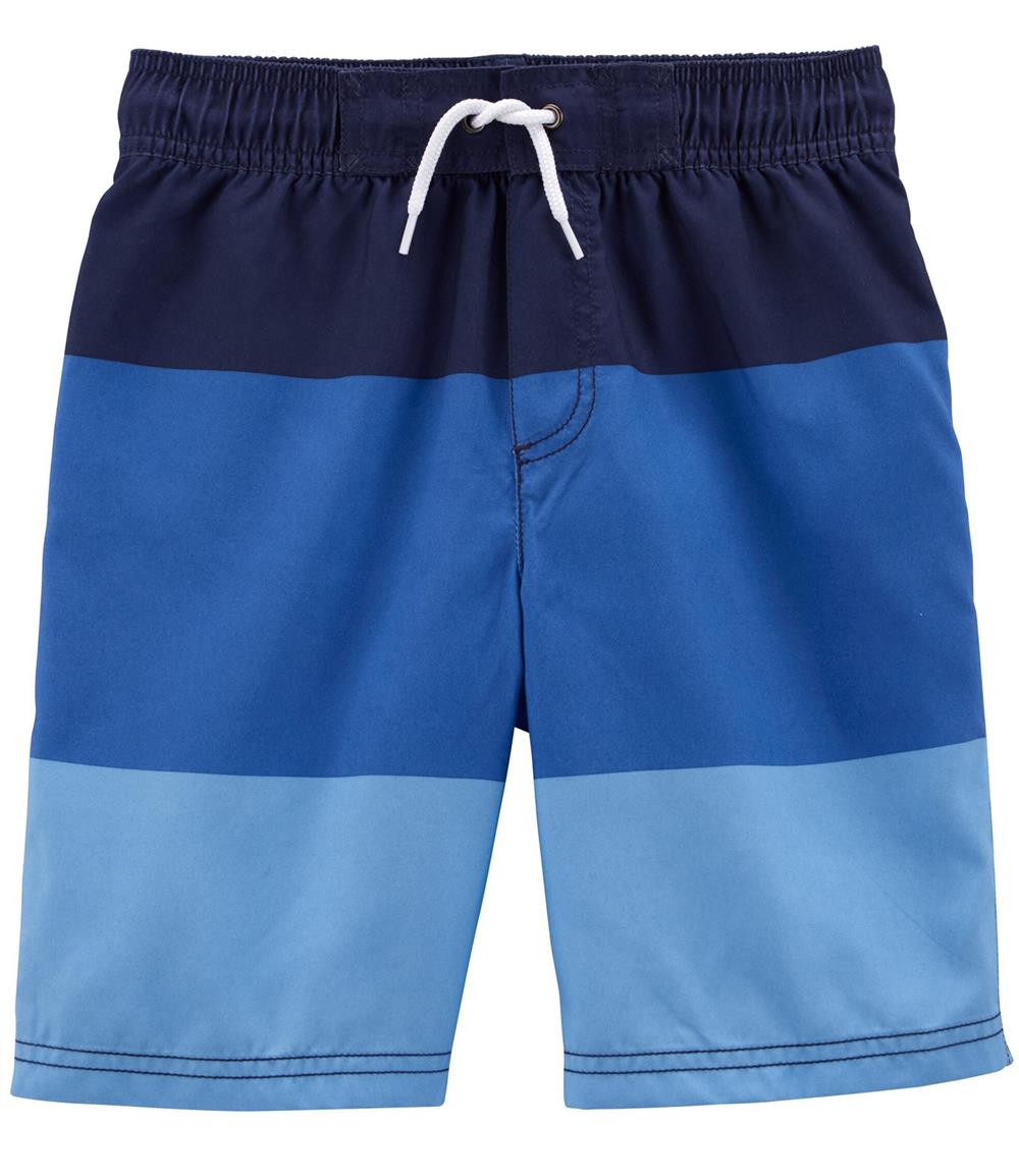 Carters Boys 4-14 Colorblock Swim Trunks