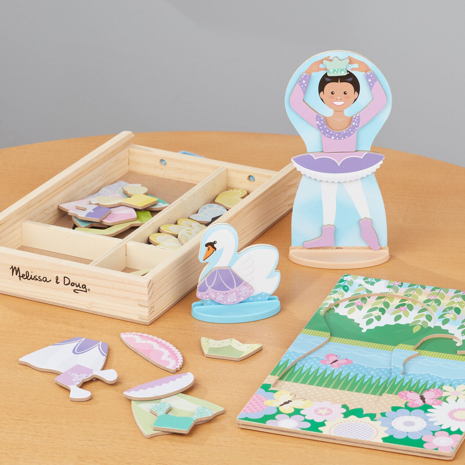 Melissa and Doug Ballerina/Fairy Magnetic Dress-Up Play Set