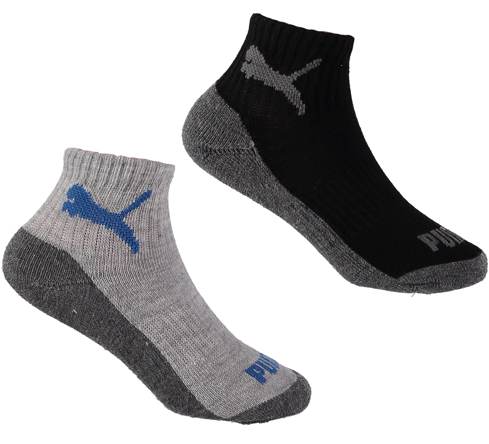 PUMA Boys 4-20 6-Pack Quarter Crew Sock