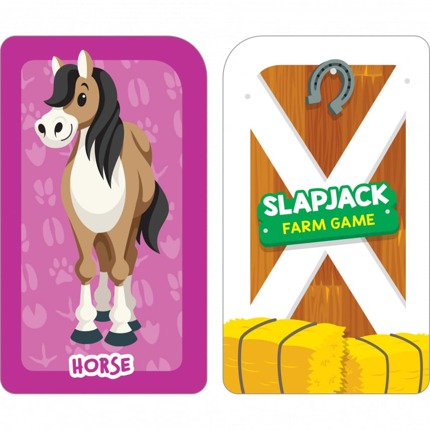 School Zone Slapjack Farm Card Game