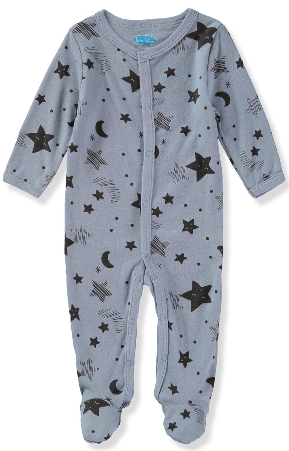 Bon Bebe Boys 0-9 Months Star Sleep and Play