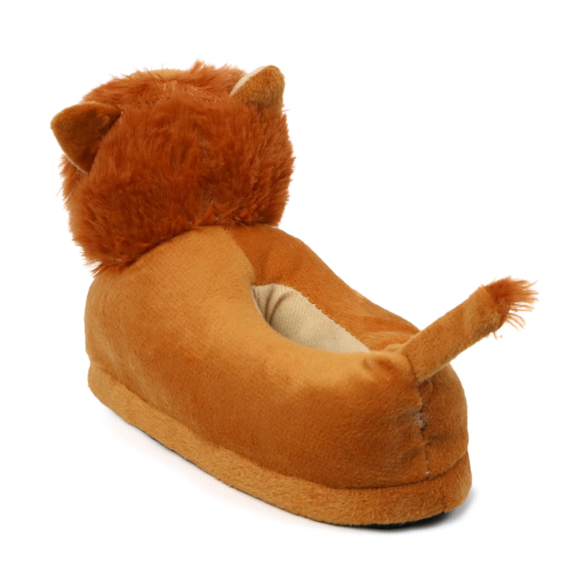 Zac & Evan Boys 2T-4T Animal Plush Slipper