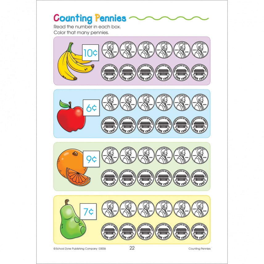 School Zone Numbers Fun! Write & Reuse Workbook