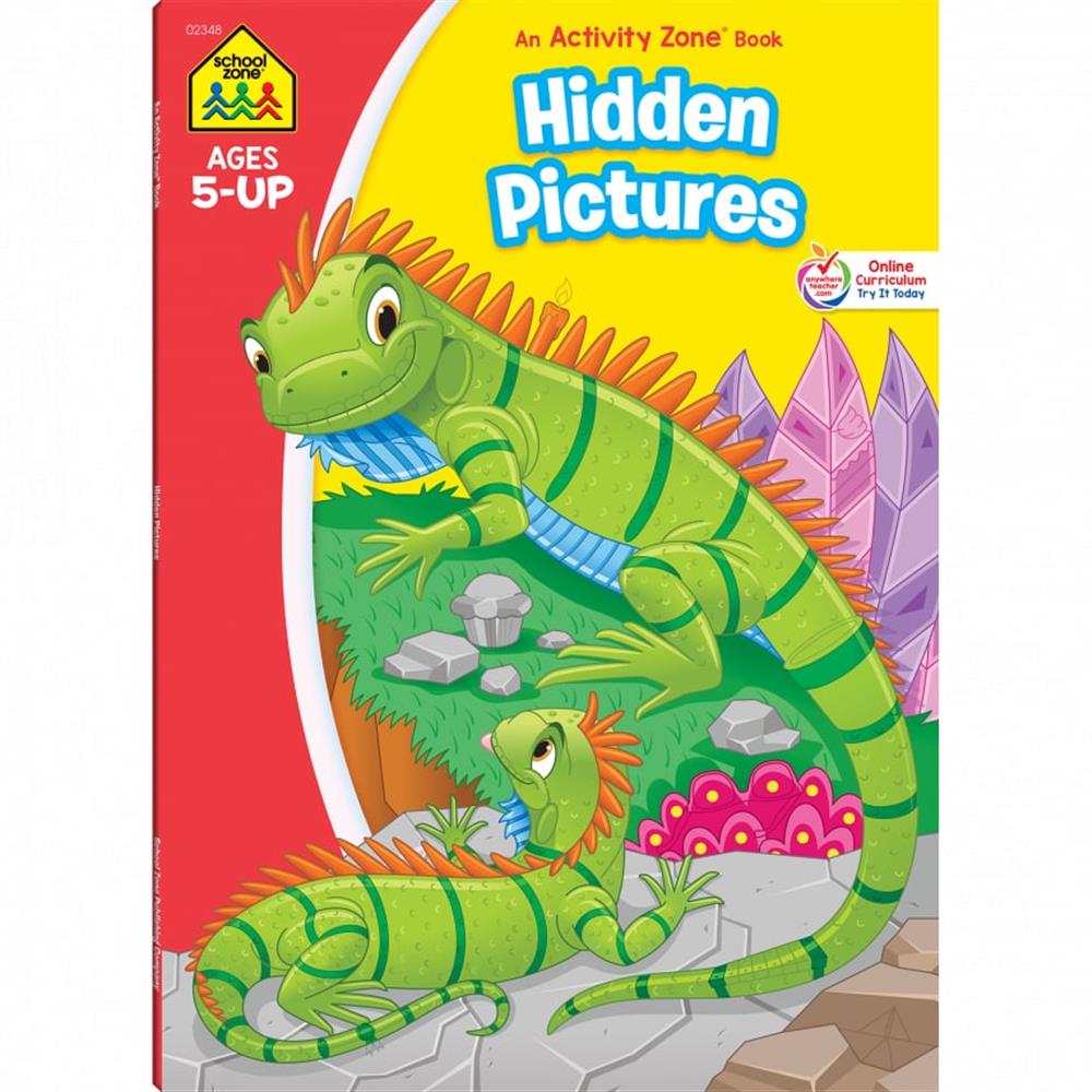 School Zone Hidden Pictures Activity Workbook