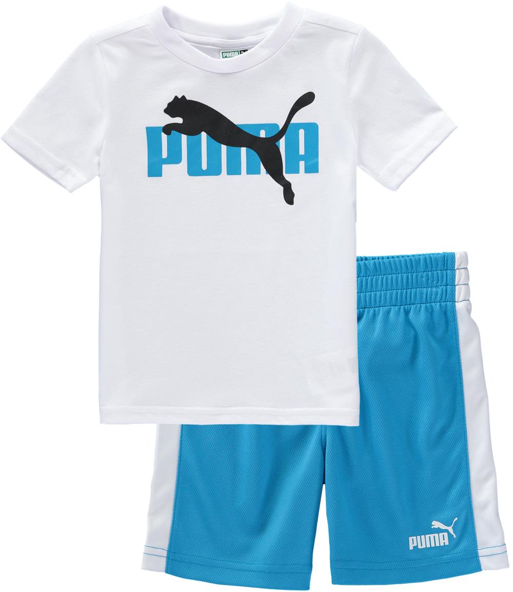 PUMA Boys 2T-4T T-Shirt Short Set