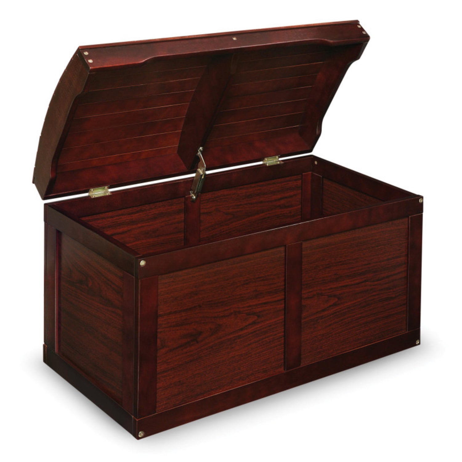 Badger Basket Hardwood Barrel Top Toy Chest – Cherry