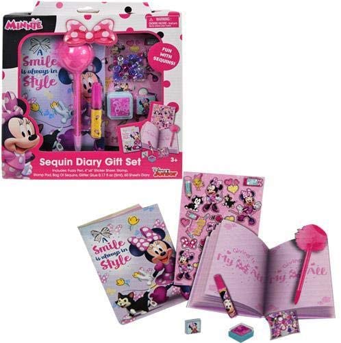 Disney Minnie Mouse Sequin Diary Gift Set