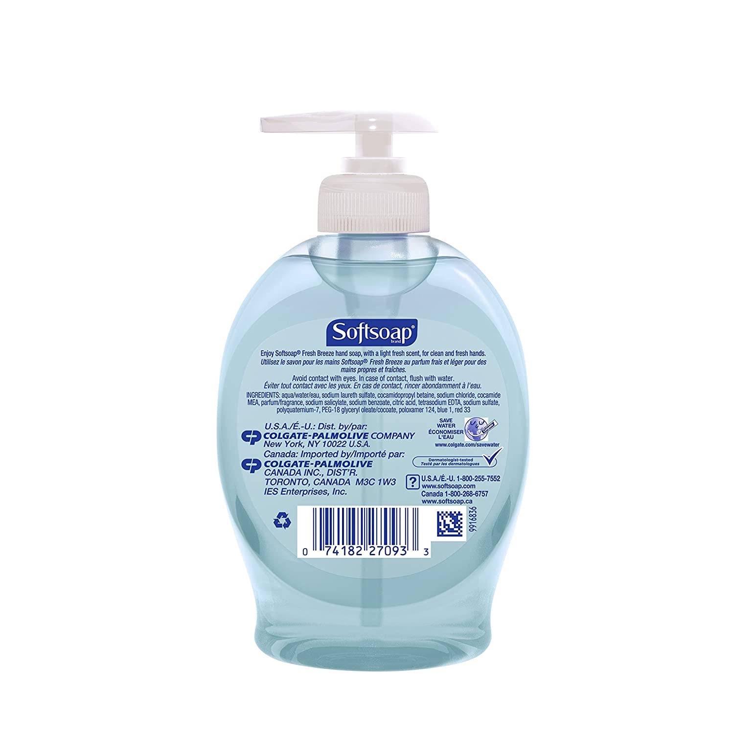 Softsoap Fresh Breeze, 7.5 Fl Oz (6 Pack)