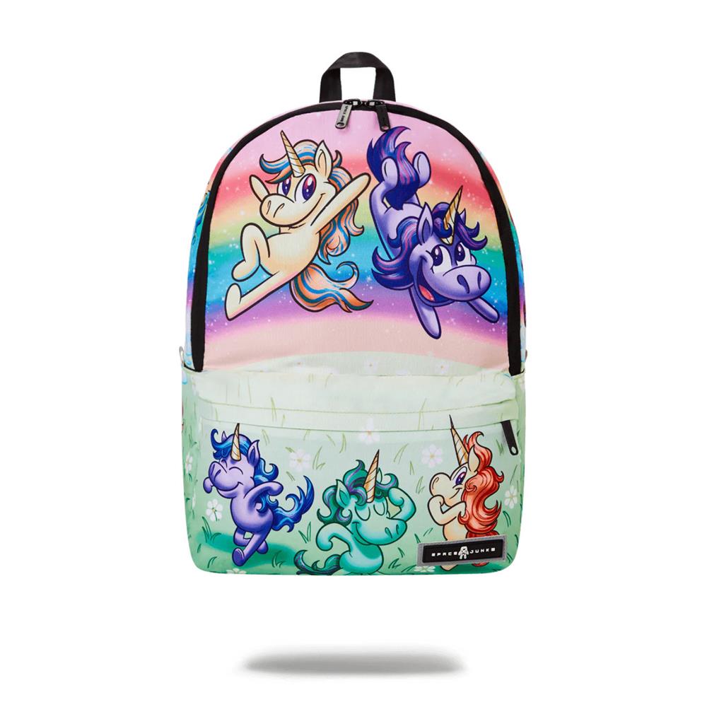 SPACE JUNK Unicorn Rainbow Dance Party Full Size Backpack