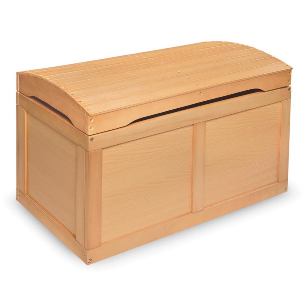 Badger Basket Hardwood Barrel Top Toy Chest – Natural