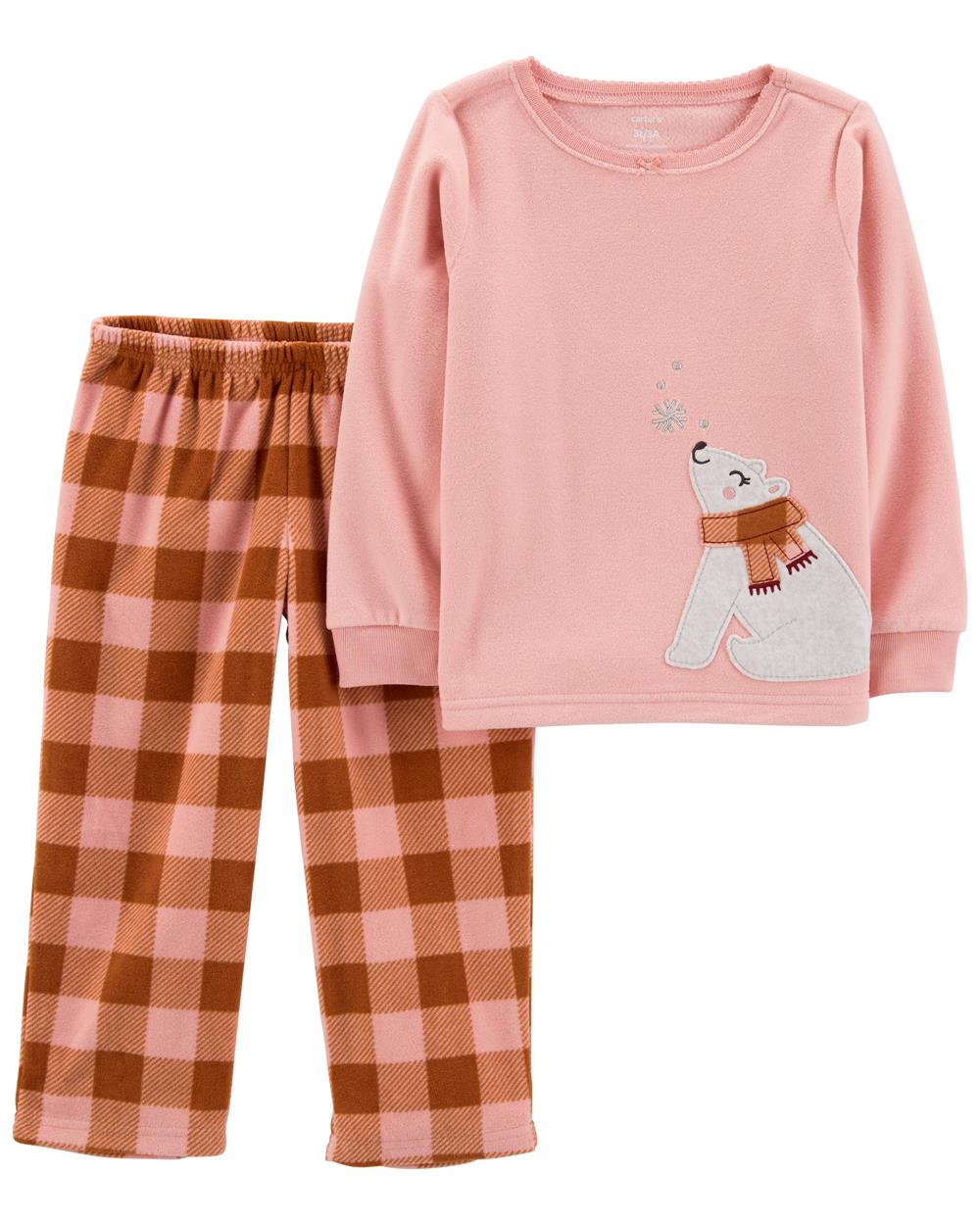 Carters 2-Piece Cotton & Fleece PJs