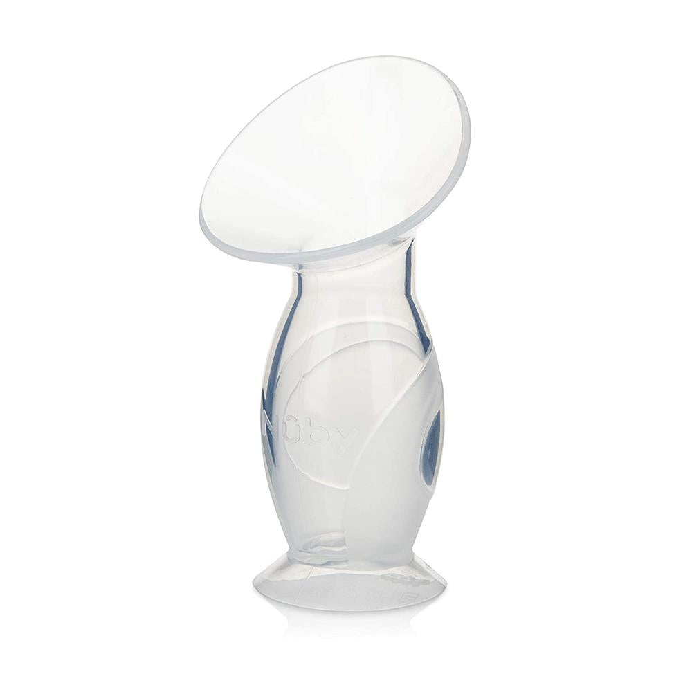 Nuby Comfort Portable & Lightweight All Silicone Breast Pump with Sealing Plug