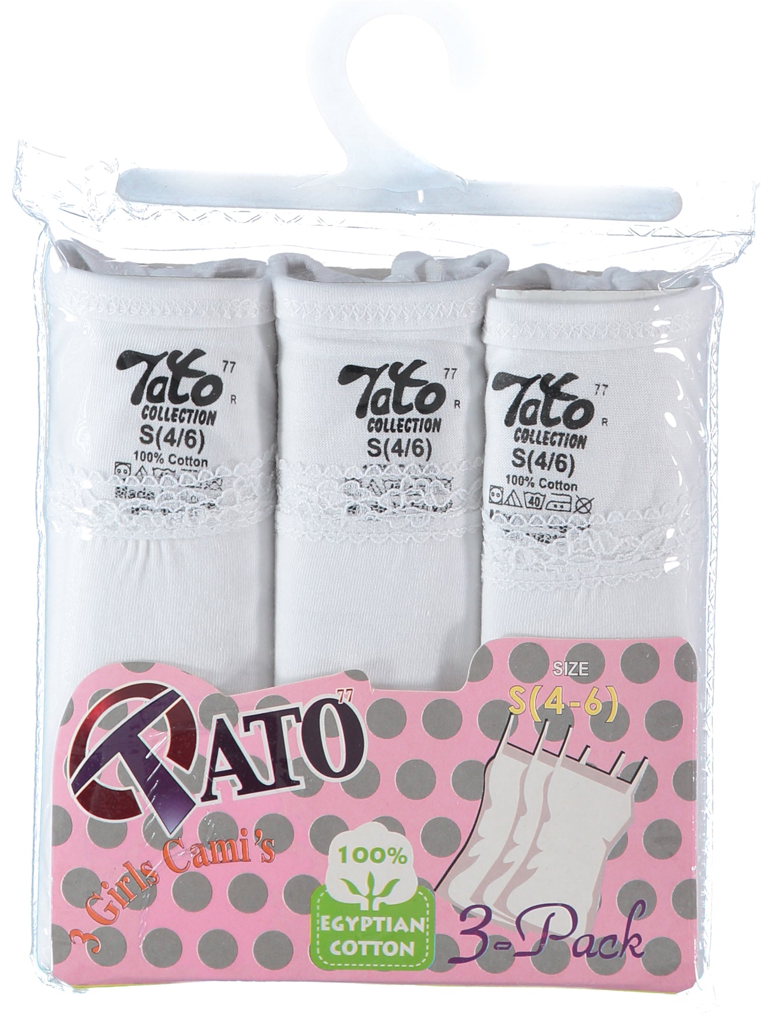 Tato Girls 2T-16 3 Pack Camisole T-Shirt