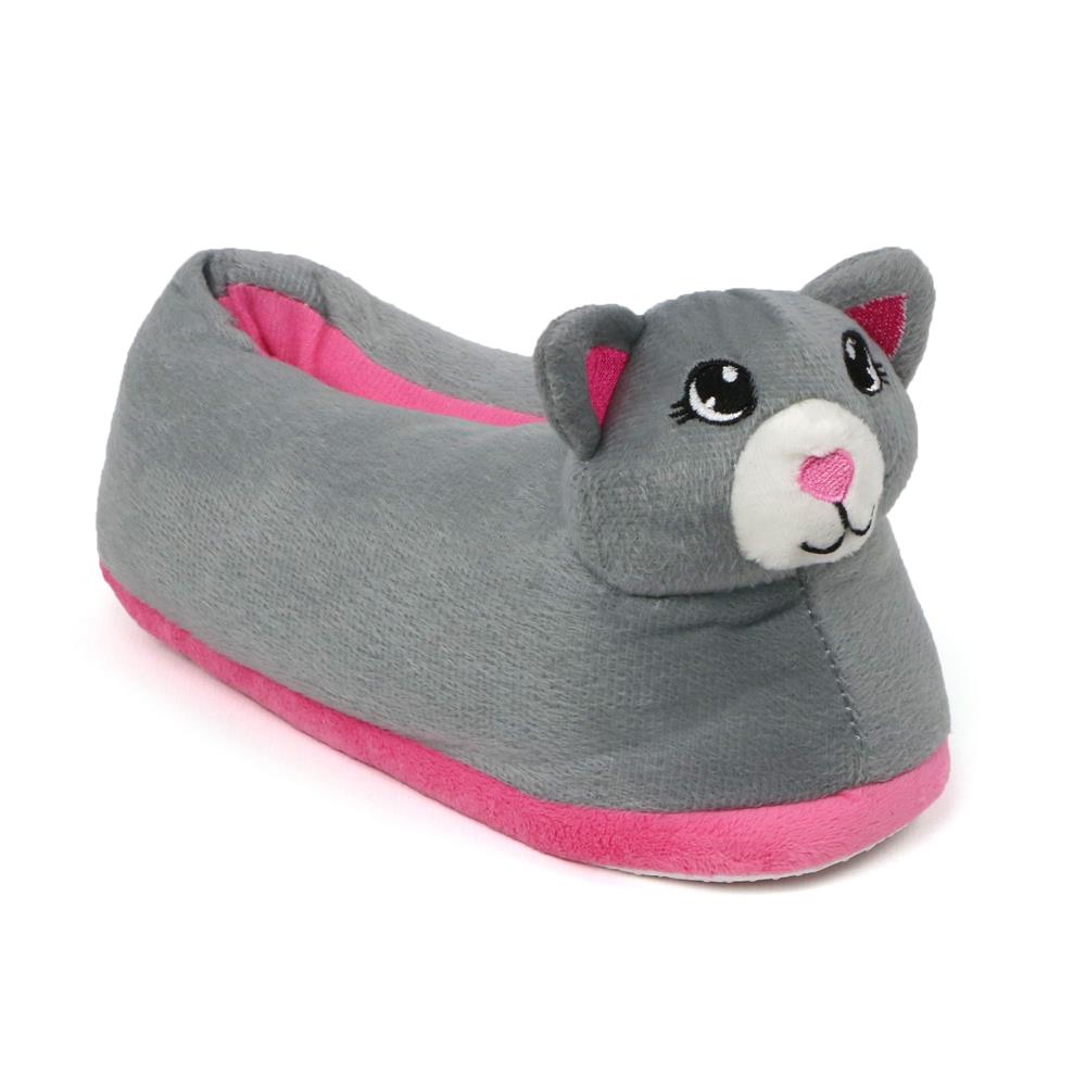 Chatties Girls Plush Animal Slippers