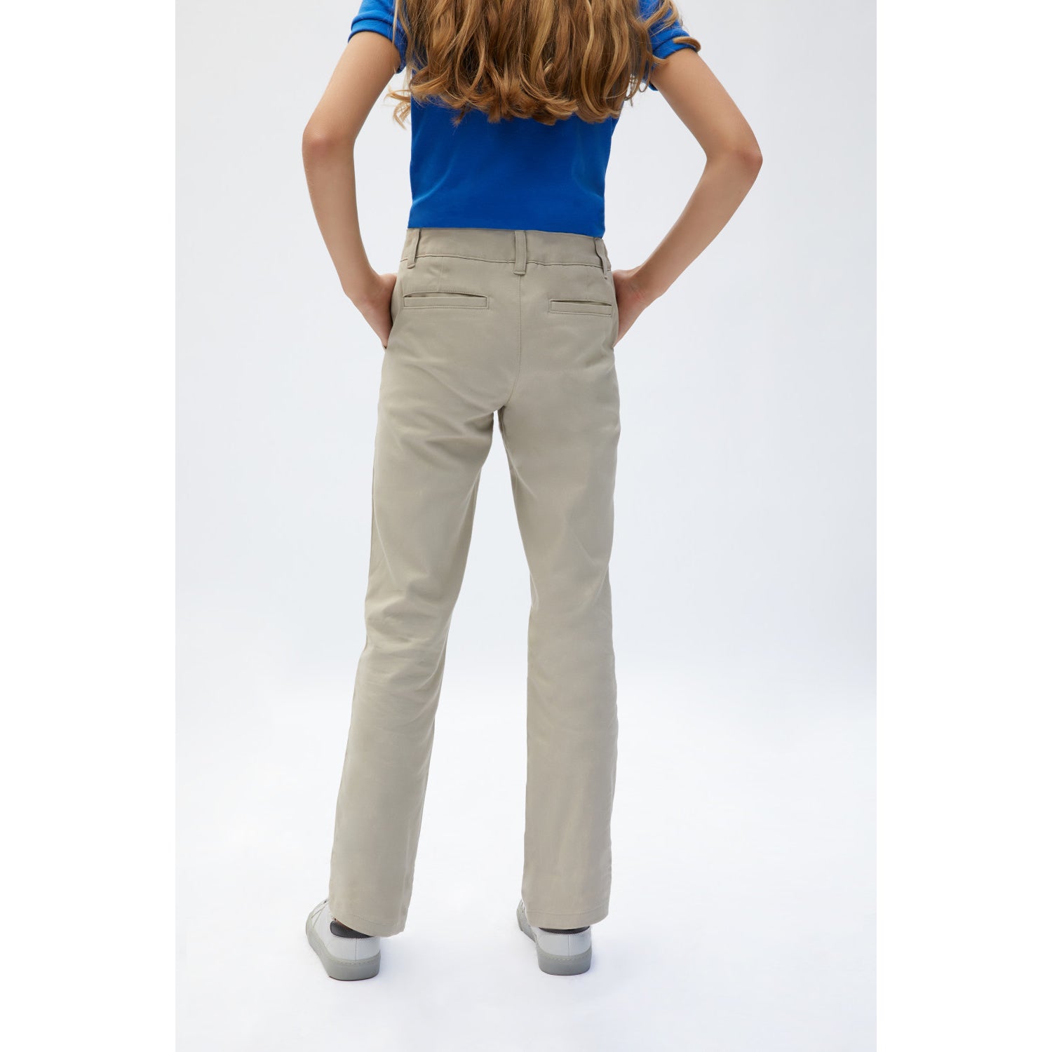 French Toast Girls 4-6X Adjustable Waist Stretch Twill Straight Leg Pants