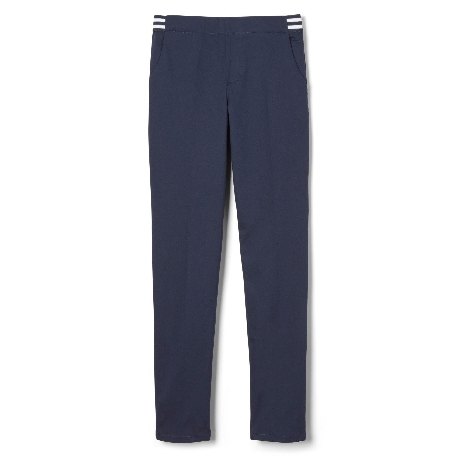 French Toast Stretch Contrast Elastic Waist Pull-on Pant