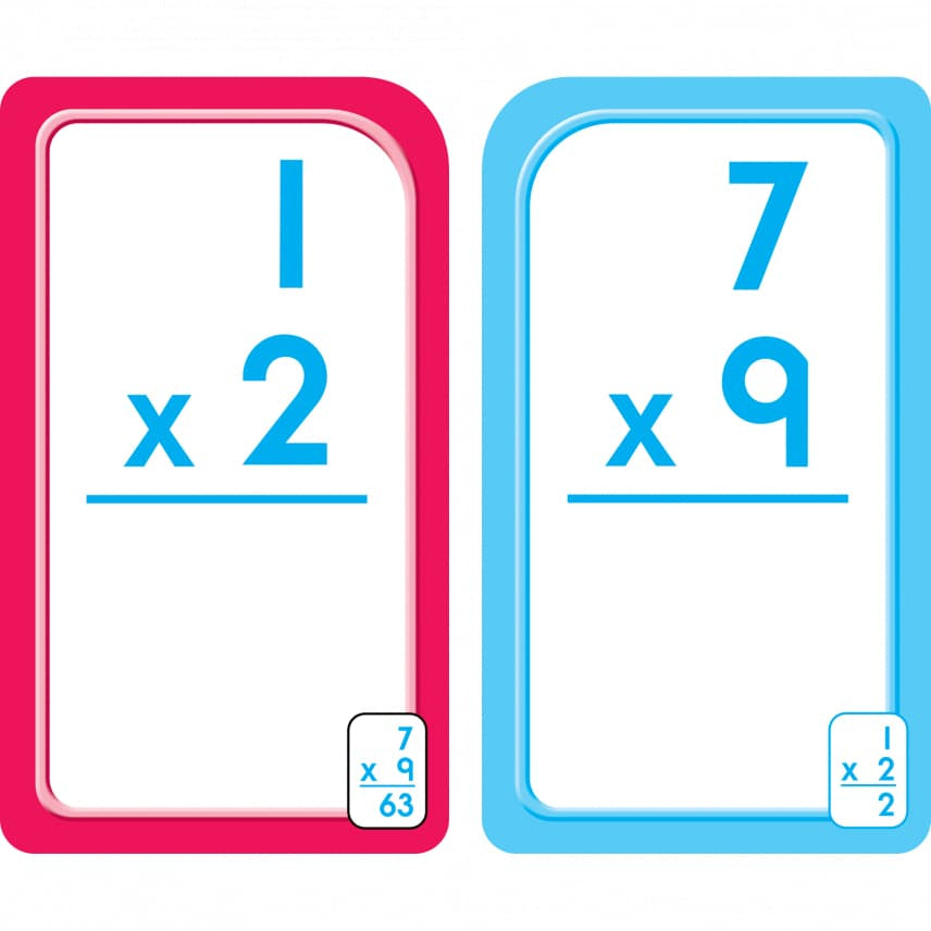 School Zone Multiplication 0-12 Flash Cards