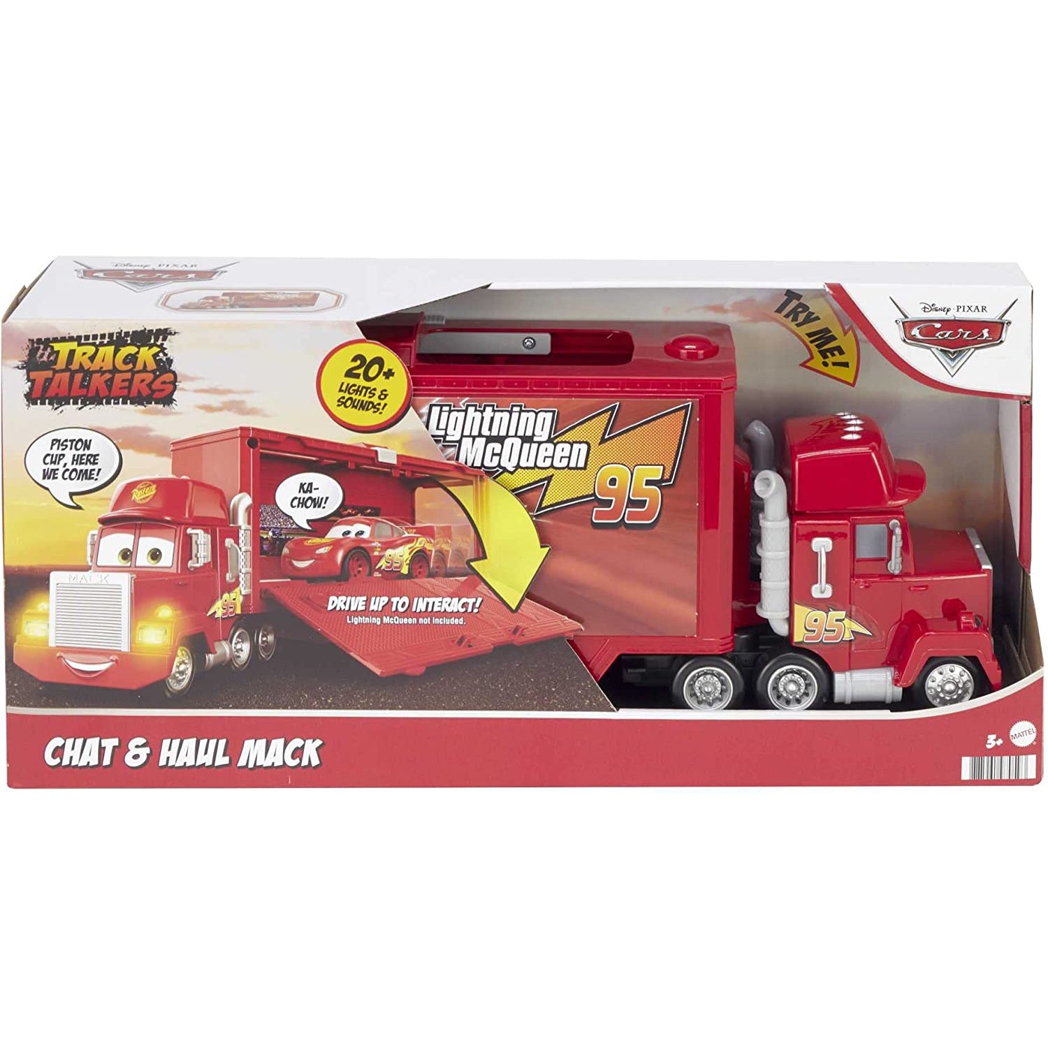 Mattel Disney Pixar Cars Track Talkers Chat & Haul Mack