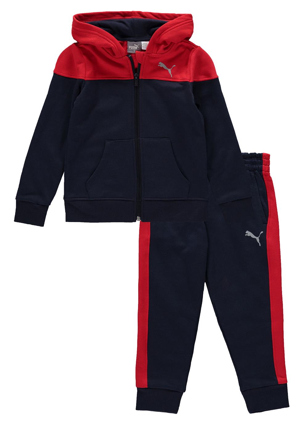 PUMA Boys 2T-4T Hooded Fleece Jogger Set