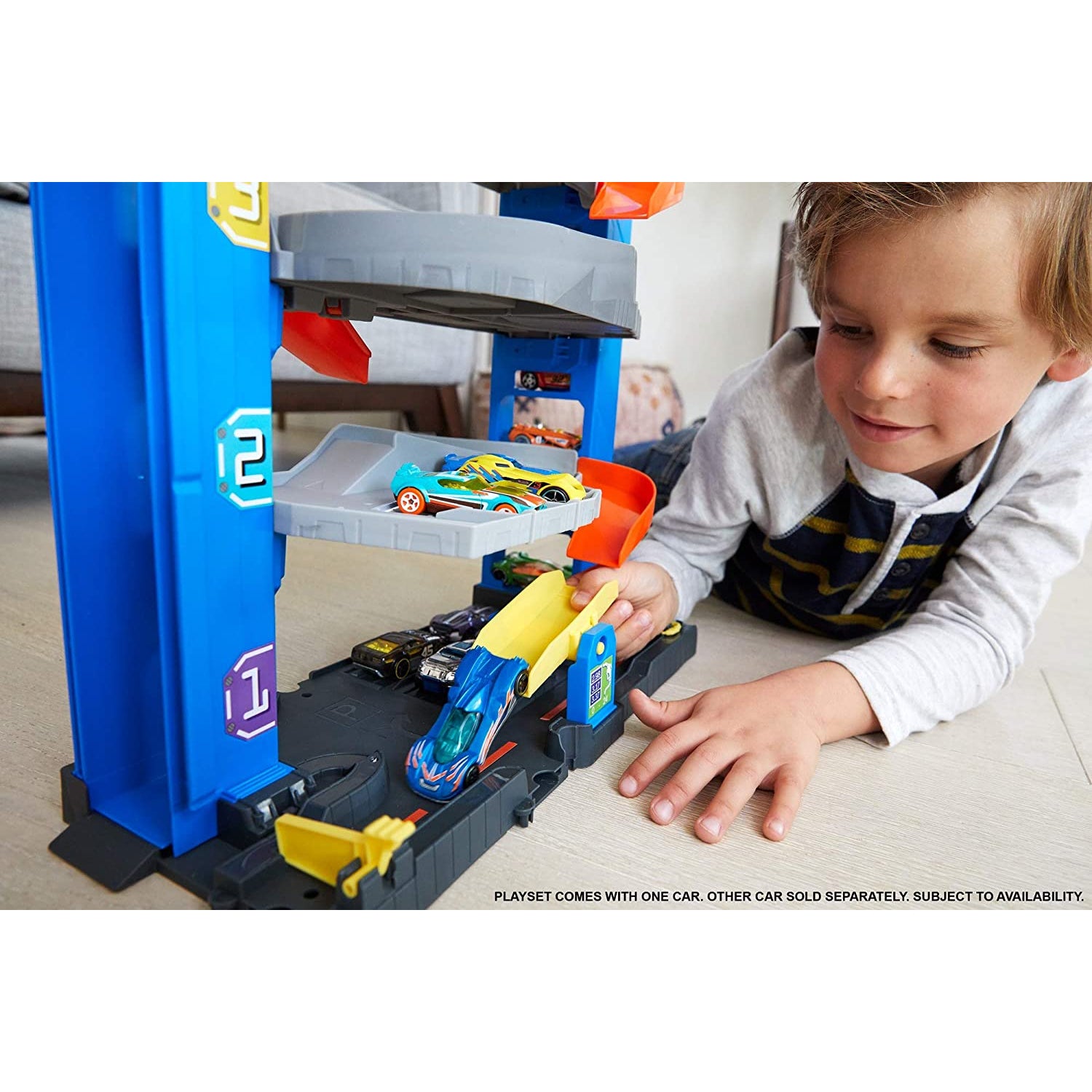 Mattel Hot Wheels City Stunt Garage Play Set